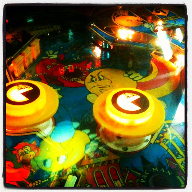 Instagram iPhone Photo Pac Man Pinball Machine