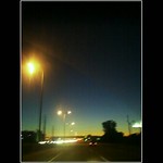 Car Sunset Tollway