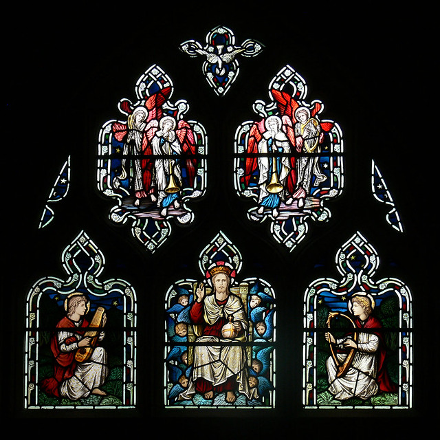 Sat, 06/18/2011 - 14:05 - Hardman stained glass cloisters. Gloucester Cathedral 18/06/2011