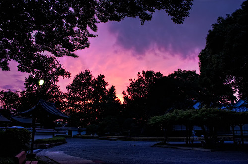 pink sunset red sky japan clouds photoshop landscape aperture purple dusk peaceful 日本 hdr aichiprefecture chubu honshu 愛知県 mikawa tonemapped photomatixpro 岡崎市 laspina 本州 中部地方 davidlaspina efs1855mmf3556is okazakicity japandave japandavecom 三河国