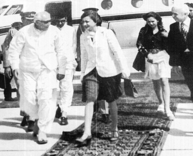 Back track diplomacy: Princess Ashraf Pahlavi is welcomed in Quetta