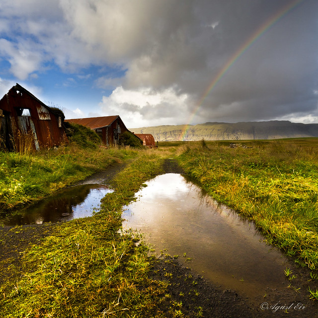 Rainbow in Svínadalur.