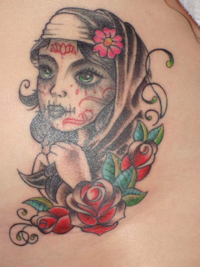 Mexican Skull Tattoo.