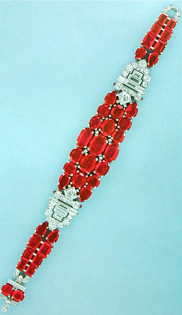 cartier ruby bracelet