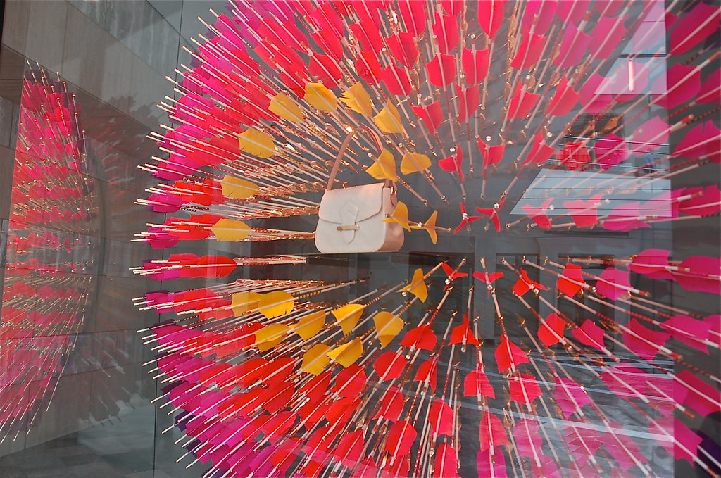 Louis Vuitton window at Garden State Plaza in Paramus, NJ