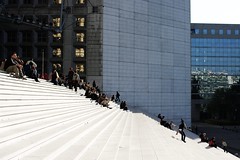 around La Grande Arche de la Défense, Paris