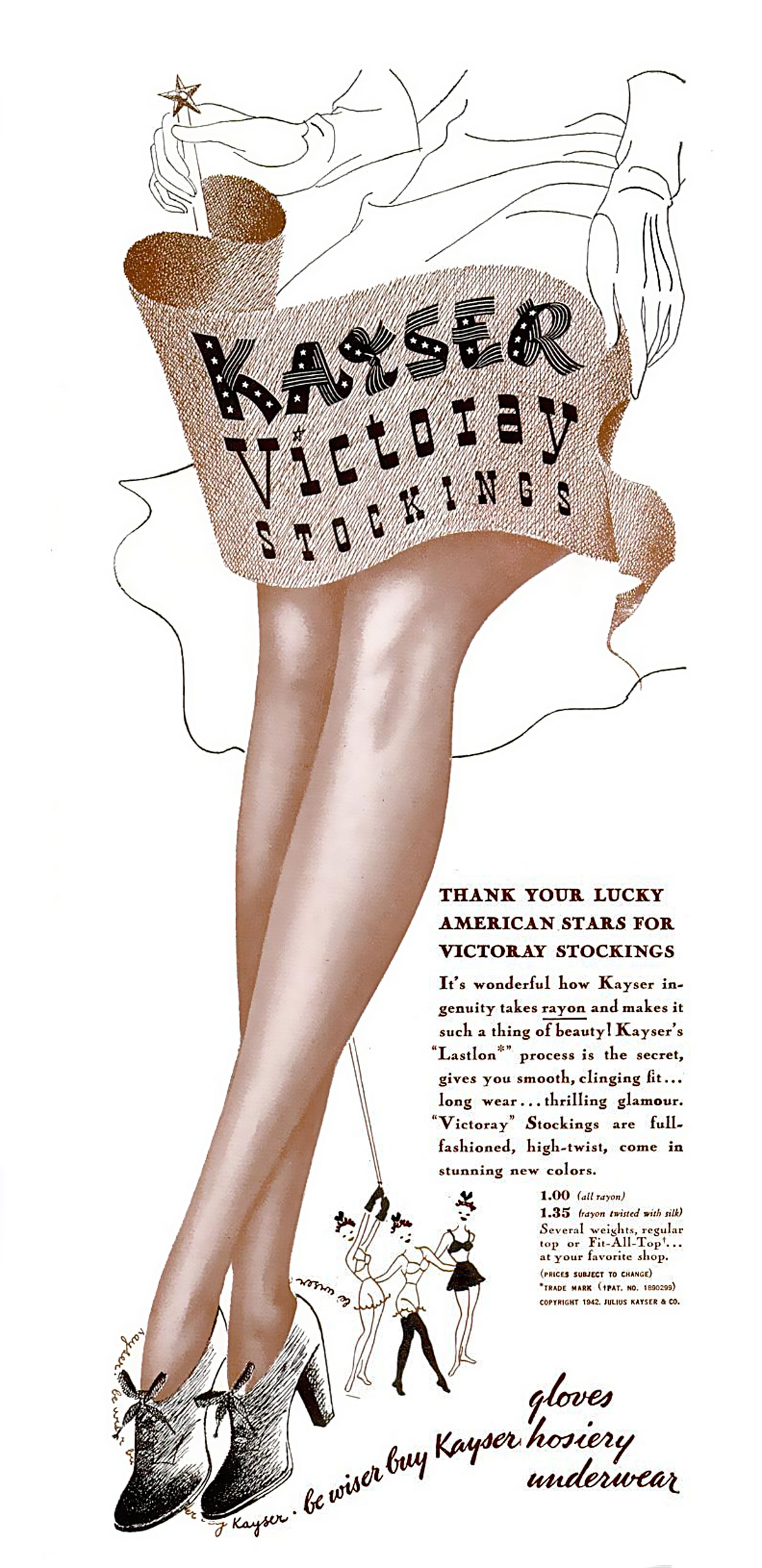 Kayser Victoray Stockings - 1942