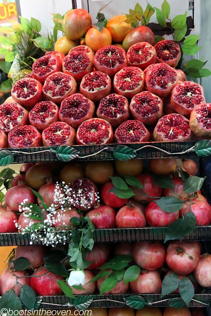 Pomegranates, ready for the juicing