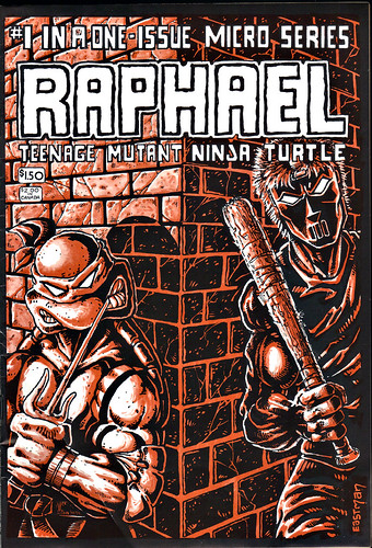 RAPHAEL, TEENAGE MUTANT NINJA TURTLE #1  { ORIGINAL MICRO SERIES }  // Front cover art by Eastman (( 1985 )) by tOkKa