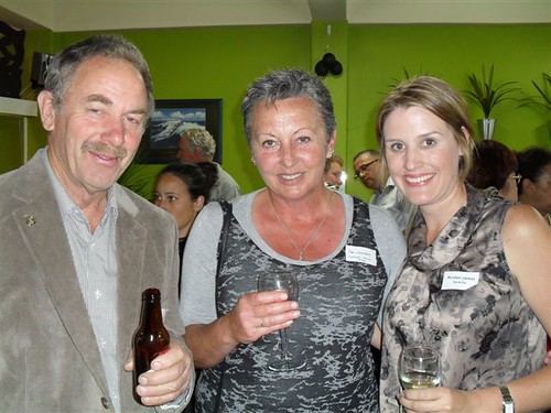 Cr Joe Carr (Northland Regional Council) Pam Greenfield (Customer Service Design) with Kirsten James from NorthTec