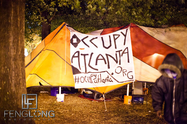 #OccupyAtlanta Monday Night Woodruff Park 10/10 Occupy Atlanta #OccupyWallStreet