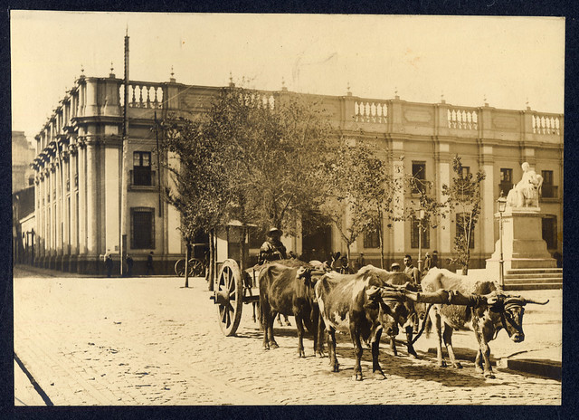 Los Tribunales Viejos de Justicia vistos en 1906