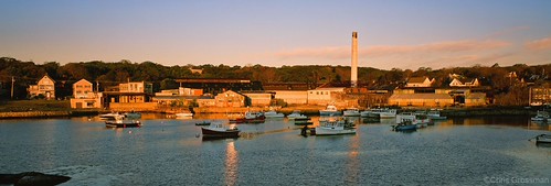 Sunrise on the The Cape Ann Tool Company - Rockport, Massachusetts - Fuji GSW690II - Velvia 50 by divewizard, Sunrise on the <b><a href="http://www.flickr.com/photos/divewizard/sets/72157627848804649">The Cape 
