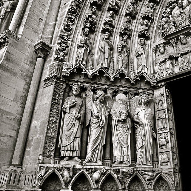 Notre Dame doorway detail