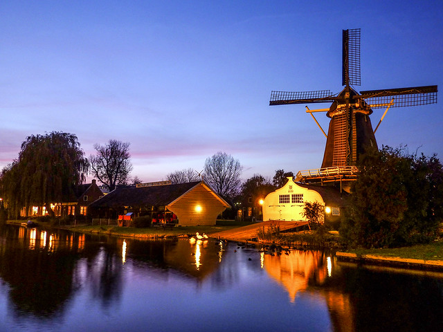 Windmill (sawmill) in Utrecht, the Netherlands