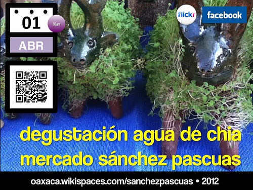 Free Poster: Join us next Sunday at the Sanchez Pascuas Market for Chia Tasting!