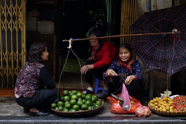 Itinerant Street Vendor, Old Quarter, Hanoi