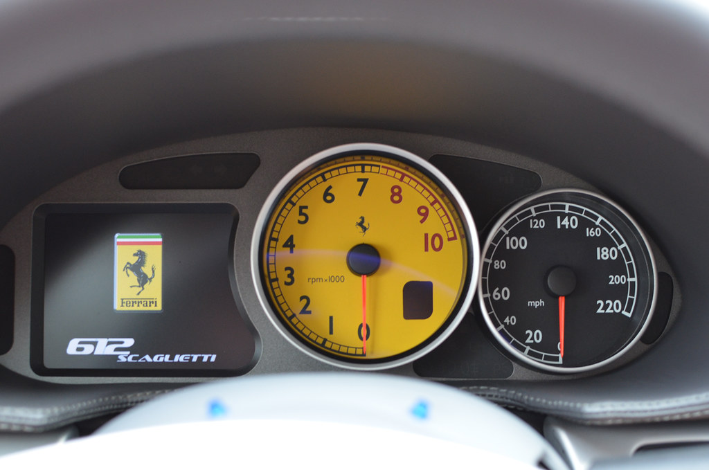 Instrument Panel | 2007 Grey Ferrari 612 Scaglietti Detailed… | Flickr