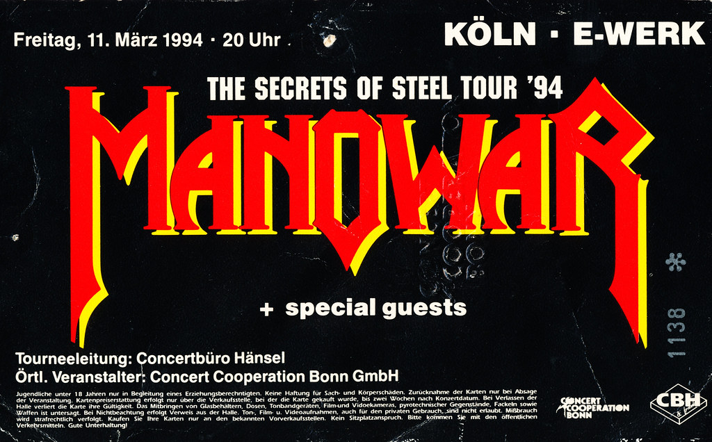 manowar tour 1994