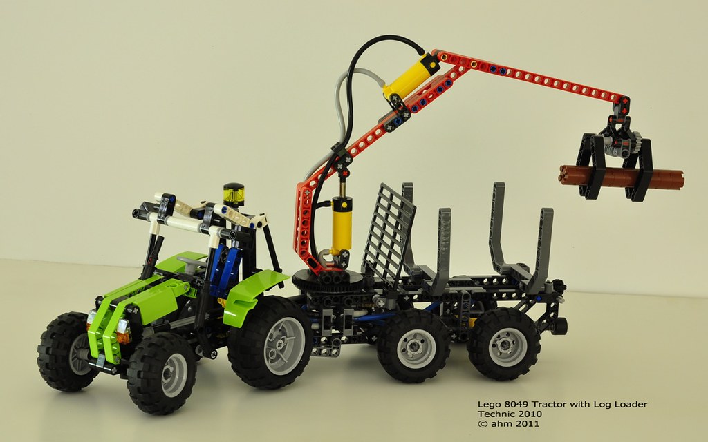 Lego Technic 8049 Tractor with Log Loader | Lego Technic 804… | Flickr