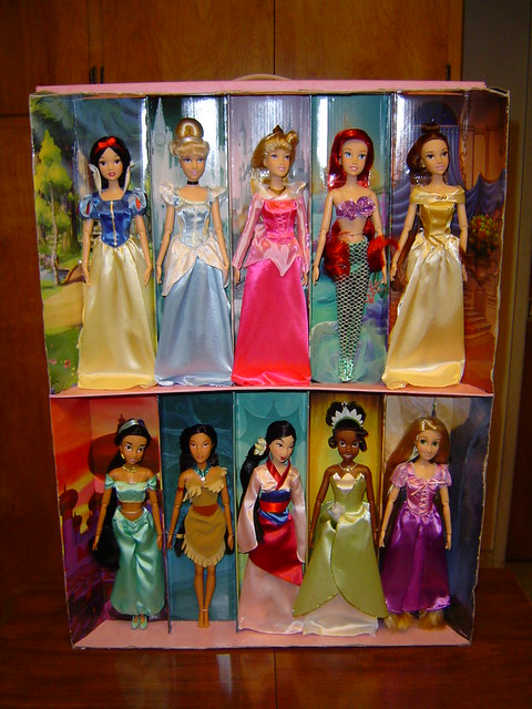 2011 Disney Princess 12'' Classic Film Doll Collection - Front View Unboxed
