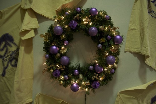 WNMU Purple & Gold Wreath