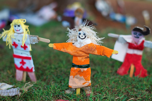 Miniature scarecrows | by >michael