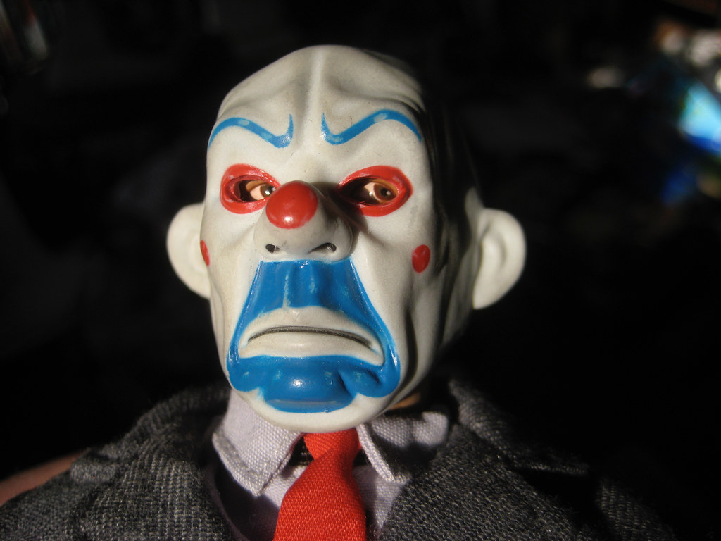 Joker Mask Crime Clown Thug Goon 7241