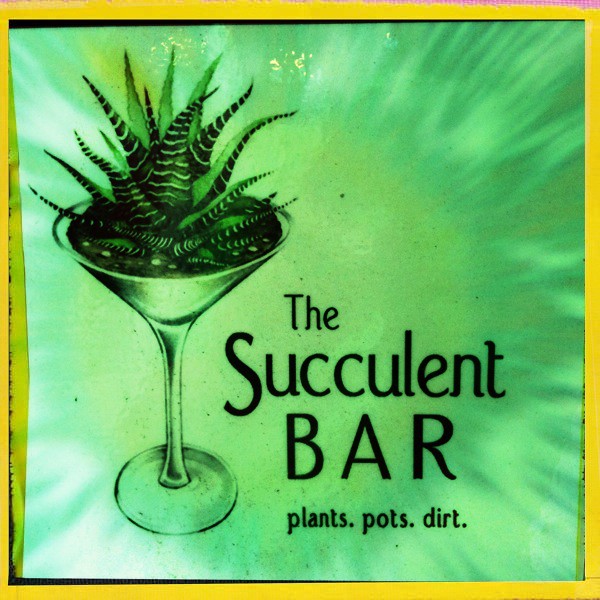 Succulent Bar signage