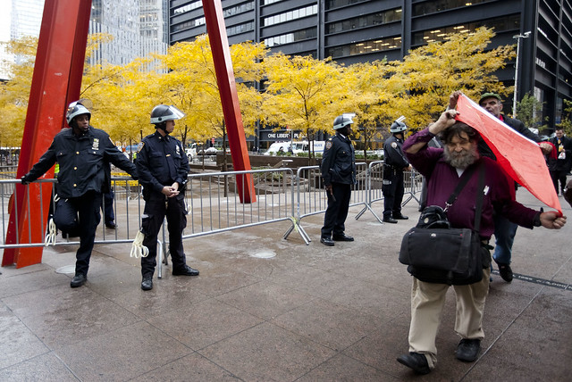 Occupy Wall Street evicted by NYPD, 11-15-2011