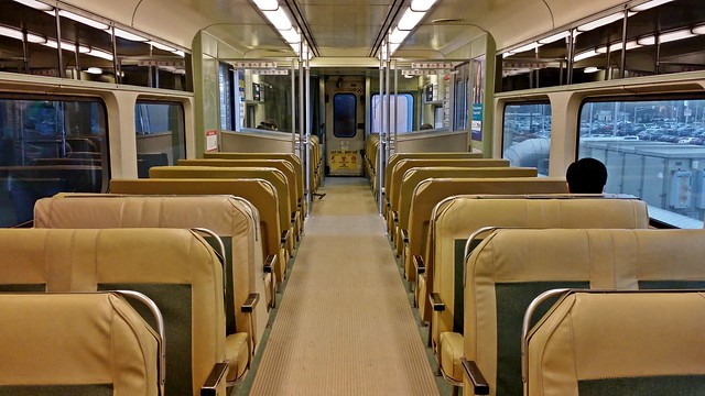 Interior of PATCO I railcar