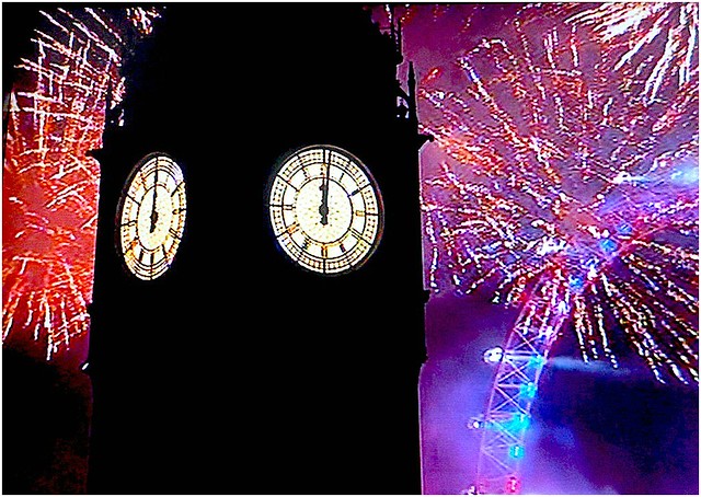 New Year in Central London ..