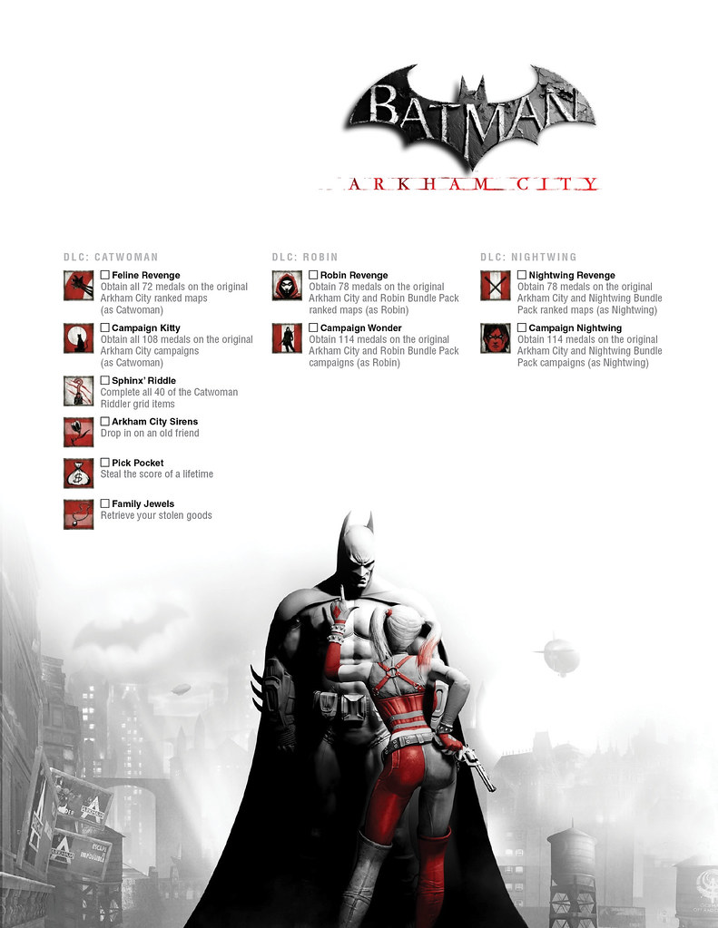 Batman: Arkham City - DLC - Trophies | Looks like there will… | Flickr