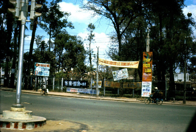 Saigon 1967-68 - Ngã ba Trường Vẽ (ngã ba Nguyễn Văn Học-Chi Lăng)