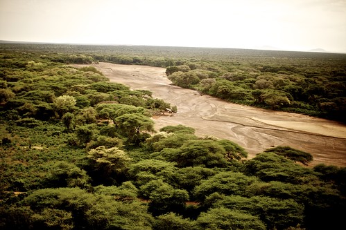 Dry river bed in Kapoeta South
