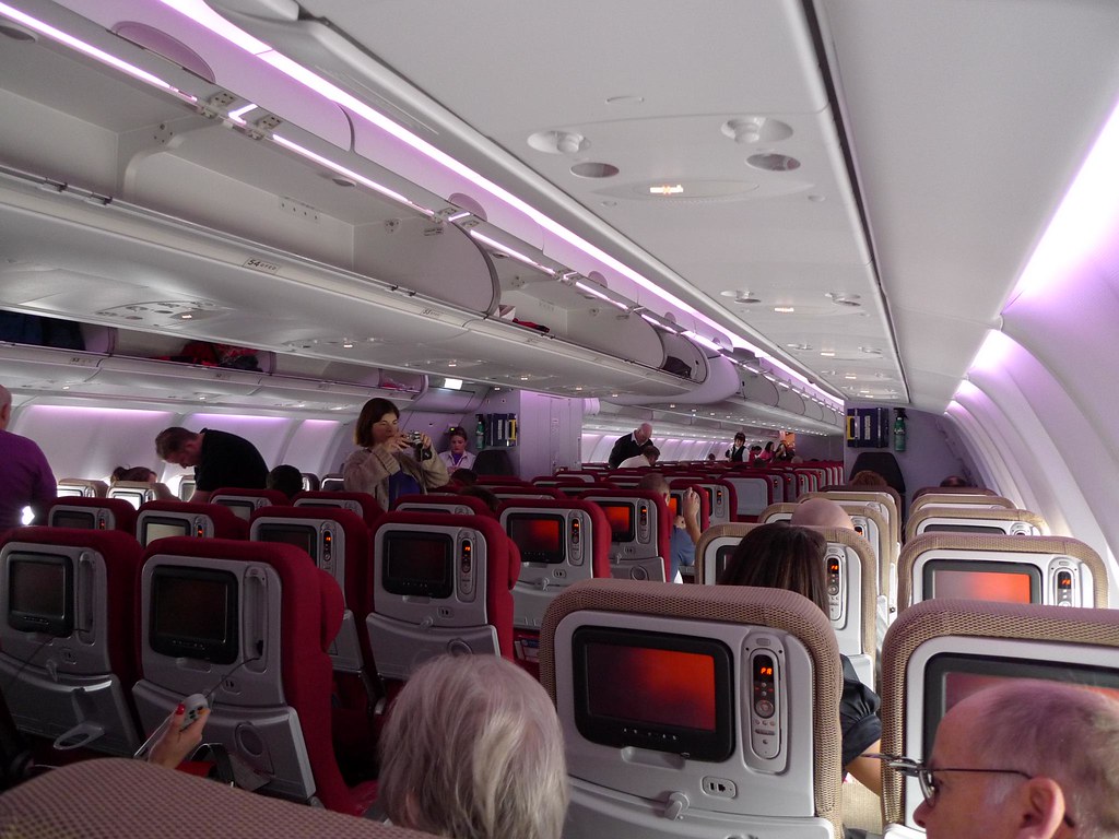 Virgin Atlantic A330 Interior Flying Manchester Man To Orl
