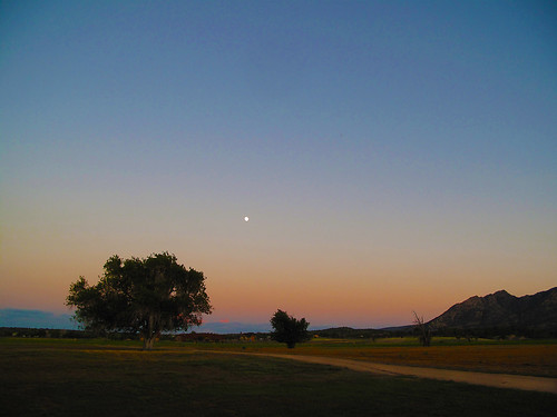 Moonrise by rocallosa, American Ranch, Prescott, Arizona, 2009.  Shot with a Canon PowerShot G10.landscapes sunsets