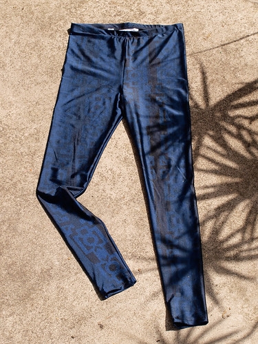 Euchroma Leggings Navy | by Anna Sassi
