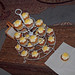 Fried Egg cupcakes by Gran (Patrick's team is called the Fried Eggs)