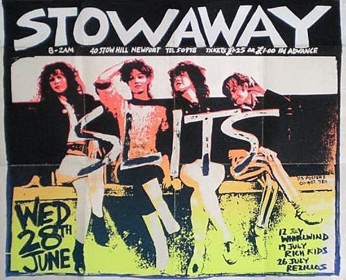 Stowaway Slits Poster 1978