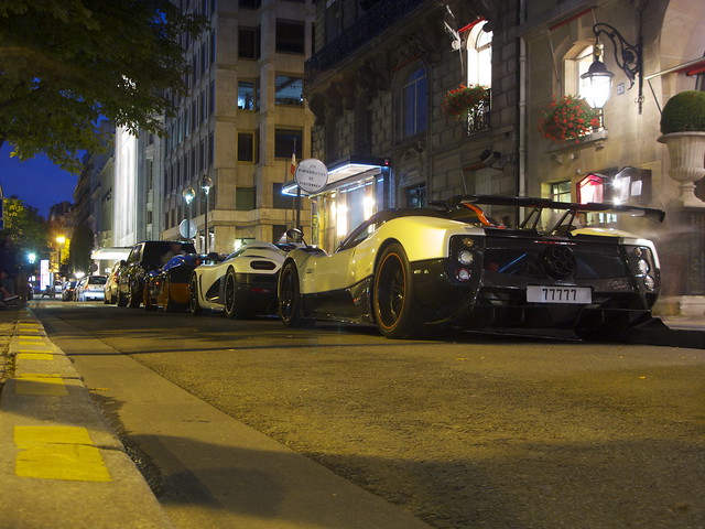 Pagani Zonda Roadster Cinque (5 of 5), Koenigsegg Agera R, Bugatti Veyron Supersport WRE