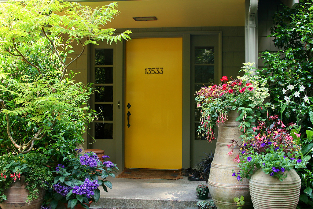 yellow front door | kelly kilpatrick | Flickr