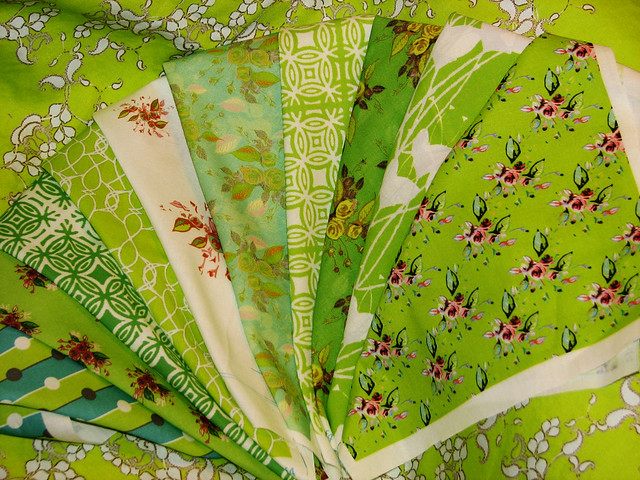 Joan's Green Spoonflower Prints