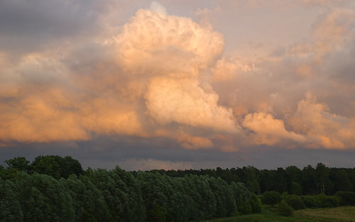 Burning Sky by Langzeitbelichter, sunset clouds sonnenuntergang wolken niedersachsen lowersaxony gifhorn neubokel