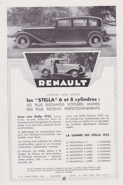 1932 - Renault Stella