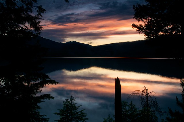 Sunset On Lake McDonald