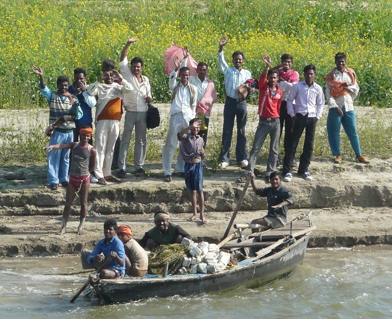 Ganges Between Buxar And Patna Bihar India C Sekitar Sekitar