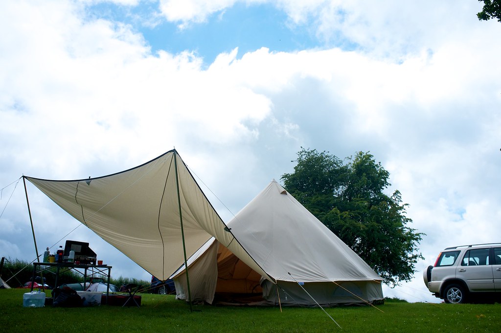 Soulpad 5m Bell Tent With Hypercamp Awning From Obelink At Flickr
