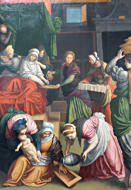 Pinacoteca di Brera - 75 - Gaudenzio FERRARI - 1543 - Natività della Vergine