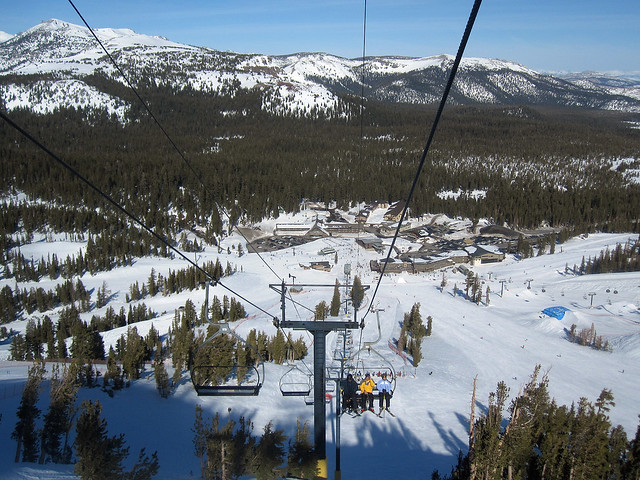 Chairlift at Mammoth Mountain